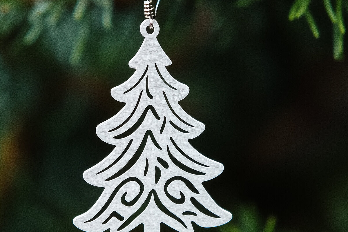 Σετ των 3 Intra απο ξύλο plywood 3mm-4mm πάχος Χριστουγεννιάτικο Σκουλαρίκι Cut Δίασταση 3x3 cm INTRAFABR-107699409