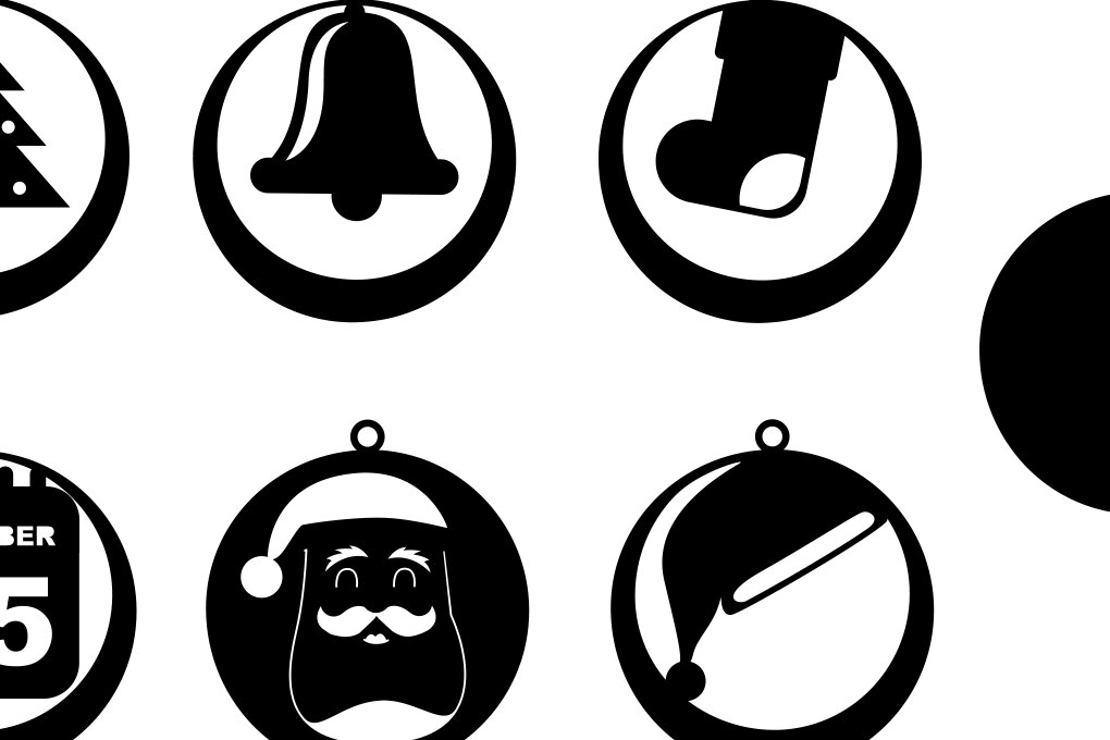 Σετ των 3 Intra απο ξύλο plywood 3mm-4mm πάχος Χριστουγεννιάτικα Σκουλαρίκια , Στολίδι Δίασταση 3x3 cm INTRAFABR-73113955