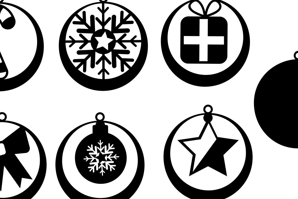 Σετ των 3 Intra απο ξύλο plywood 3mm-4mm πάχος Χριστουγεννιάτικα Σκουλαρίκια , Στολίδι Δίασταση 3x3 cm INTRAFABR-73111129