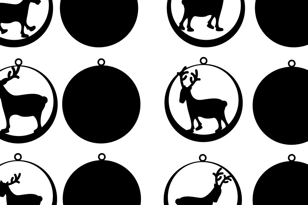 Σετ των 3 Intra απο ξύλο plywood 3mm-4mm πάχος Χριστουγεννιάτικα Σκουλαρίκια ,στολίδια Σκουλαρίκι Δίασταση 3x3 cm INTRAFABR-75529283