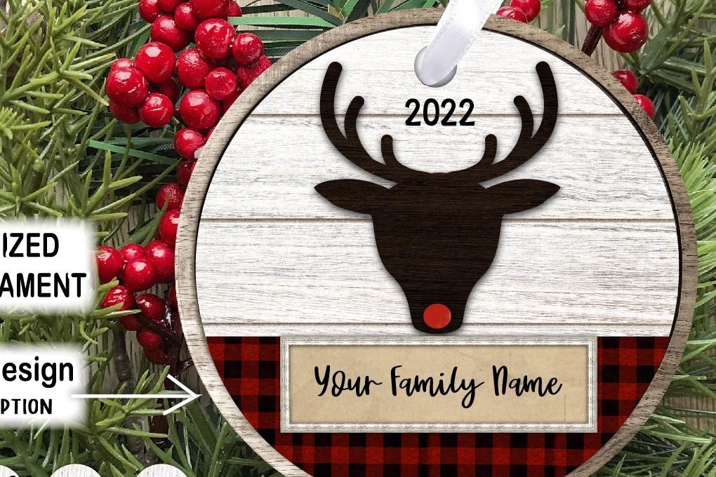 Σετ των 3 Intra απο ξύλο plywood 3mm-4mm πάχος Χριστουγεννιάτικο οικογενειακό στολίδι. Χριστουγεννιάτικη Ορν Δίασταση 6x6 cm INTRAFABR-39273528