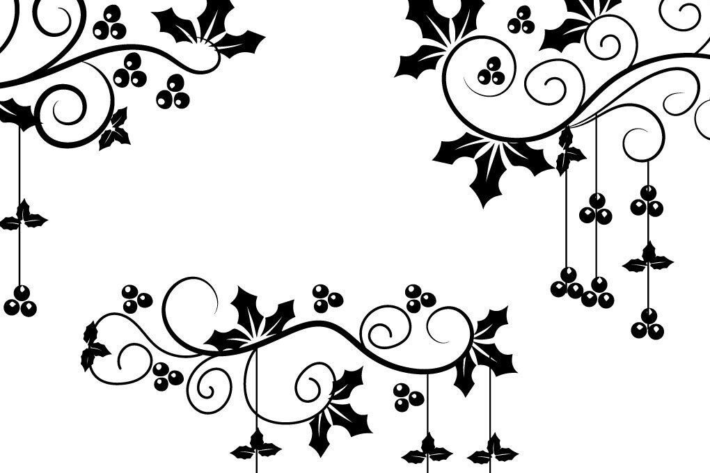 Σετ των 3 Intra απο ξύλο plywood 3mm-4mm πάχος Χριστουγεννιάτικο Floral Στολίδι Φύλλο Κλαδί Δίασταση 8x8 cm INTRAFABR-80761404