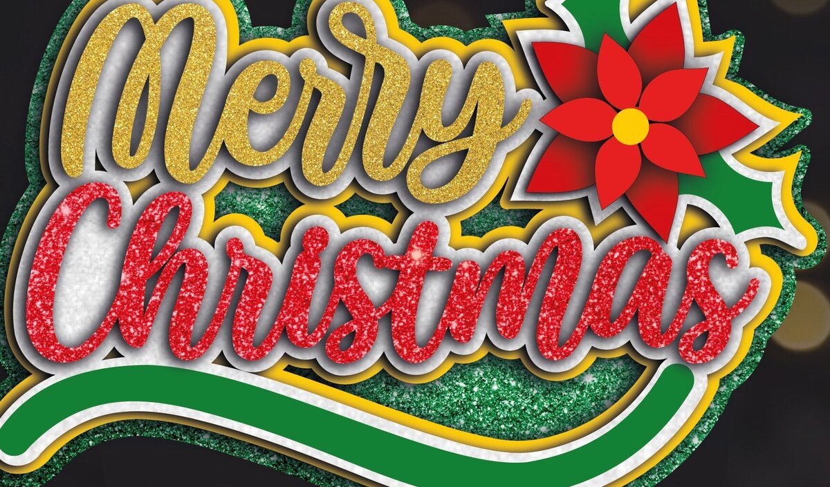 Σετ των 2 Intra απο ξύλο plywood 3mm-4mm πάχος Christmas Flower Cake Topper Δίασταση 15x15 cm INTRAFABR-112637480