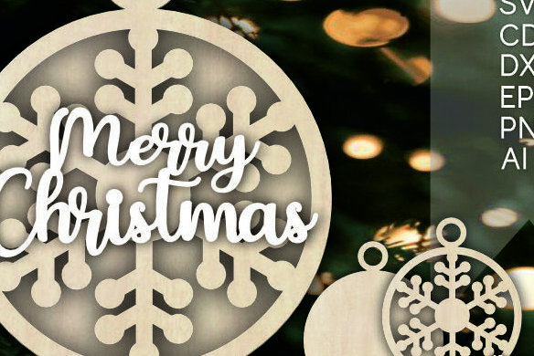 Σετ των 2 Intra απο ξύλο plywood 3mm-4mm πάχος Christmas Frame , Καλά Χριστούγεννα Δίασταση 20x30 cm INTRAFABR-108542400