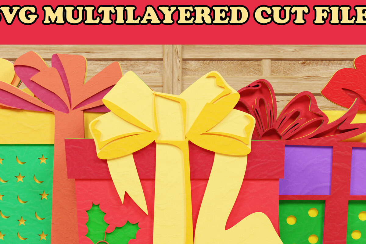 Intra απο ξύλο plywood 3mm-4mm πάχος Χριστουγεννιάτικο κουτί δώρου με Papercut Bu Δίασταση 1500x1500 cm INTRAFABR-79221180