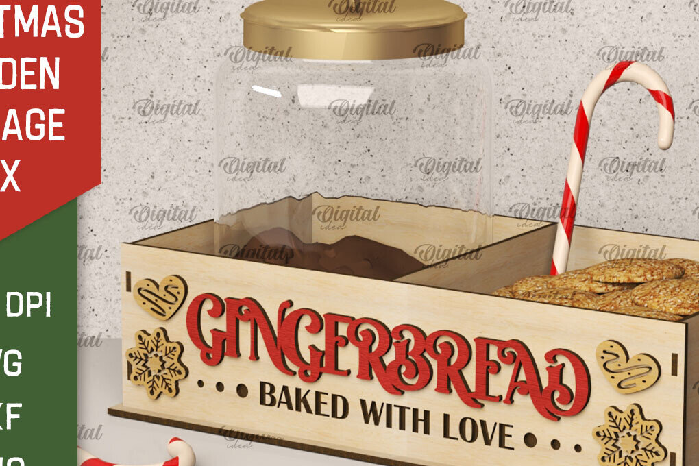 Σετ των 3 Intra απο ξύλο plywood 3mm-4mm πάχος Χριστουγεννιάτικο κουτί δώρου . Xmas Δίασταση 15x15 cm INTRAFABR-106601441