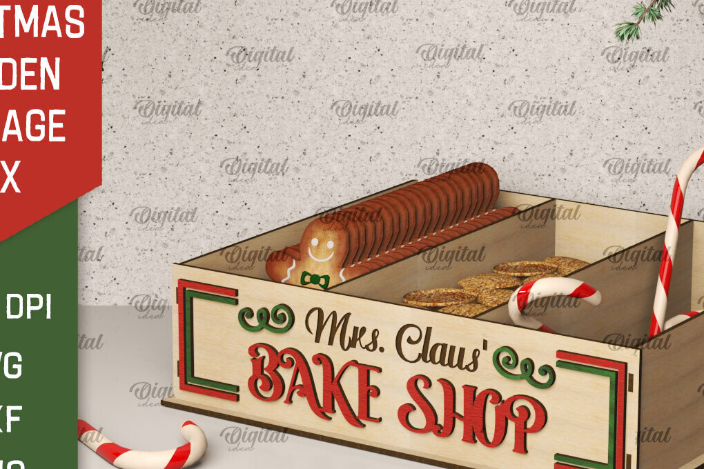 Σετ των 2 Intra απο ξύλο plywood 3mm-4mm πάχος Χριστουγεννιάτικο κουτί δώρου . Xmas Δίασταση 15x15 cm INTRAFABR-106601488