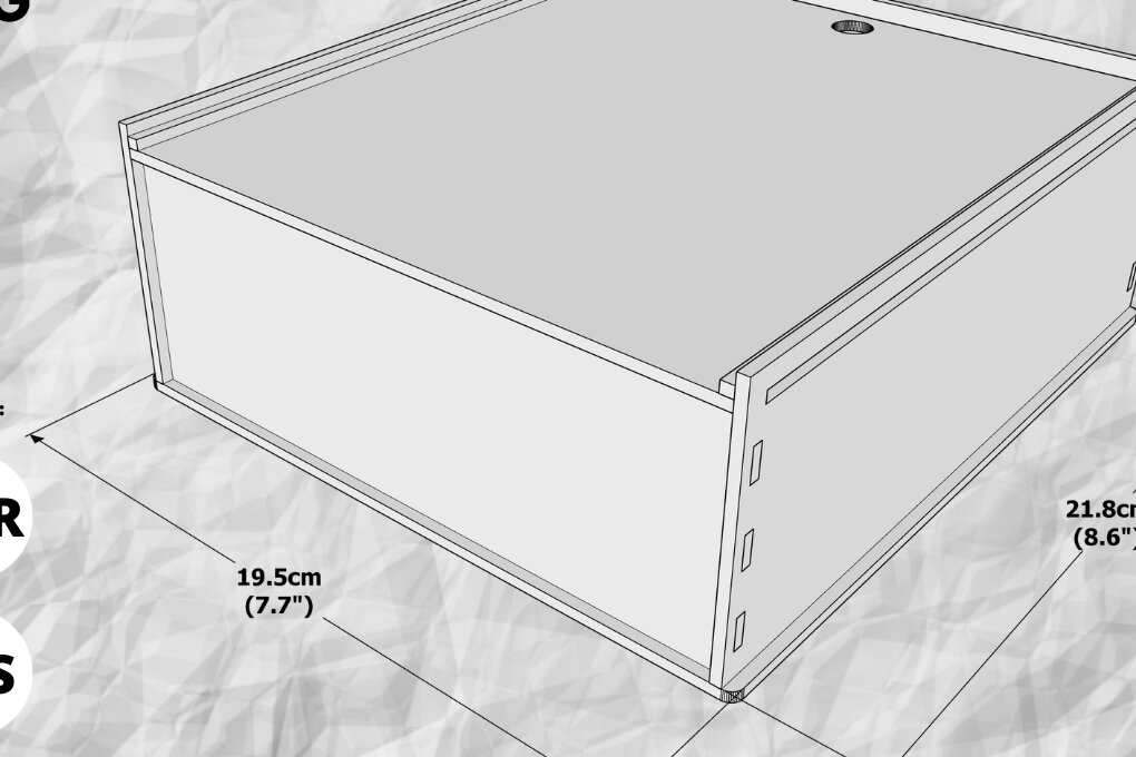 Σετ των 3 Intra απο ξύλο plywood 3mm-4mm πάχος Χριστουγεννιάτικη συσκευασία δώρου με 3 διαχωριστικά,  Δίασταση 3x3 cm INTRAFABR-80732332