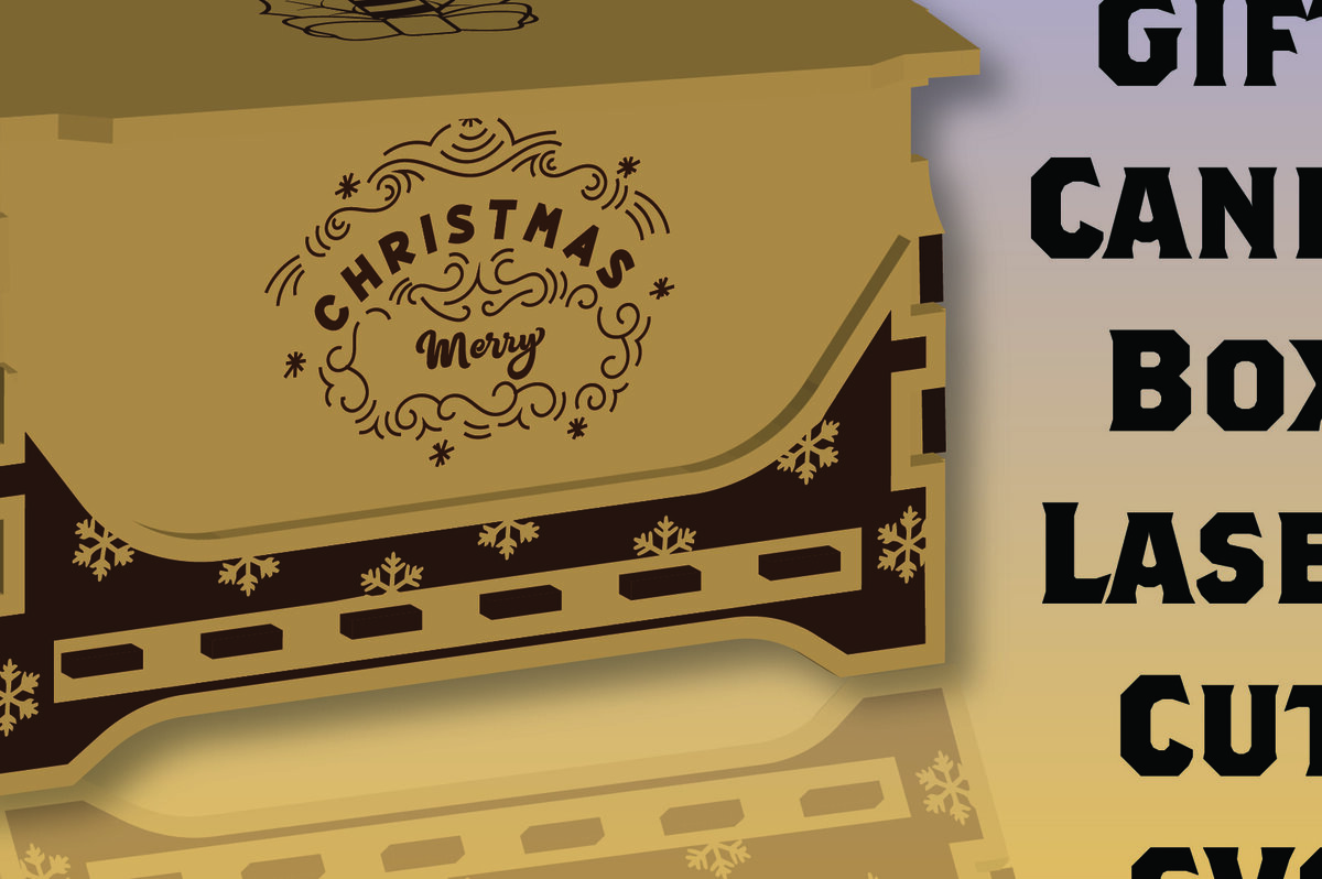 Σετ των 2 Intra απο ξύλο plywood 3mm-4mm πάχος Χριστουγεννιάτικο Δώρο Box Candy Box Δίασταση 15x15 cm INTRAFABR-106745978