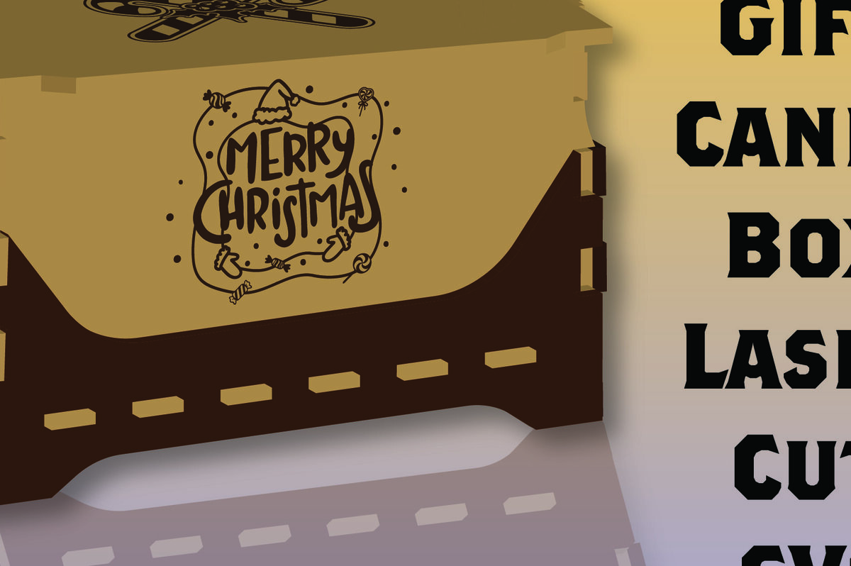 Σετ των 2 Intra απο ξύλο plywood 3mm-4mm πάχος Χριστουγεννιάτικο Δώρο Box Candy Box Δίασταση 15x15 cm INTRAFABR-106744822