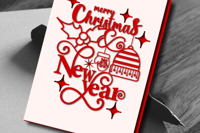 Σετ των 2 Intra απο ξύλο plywood 3mm-4mm πάχος χριστουγεννιάτικων δώρων Layer1122 Δίασταση 15x15 cm INTRAFABR-108566108