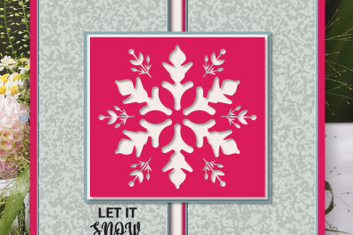 Σετ των 2 Intra απο ξύλο plywood 3mm-4mm πάχος Χριστουγεννιάτικη δωροκάρτα 982 Δίασταση 15x15 cm INTRAFABR-79963851