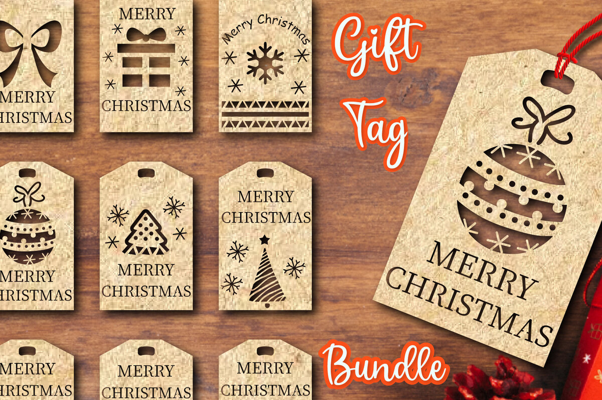 Intra απο ξύλο plywood 3mm-4mm πάχος ετικετών δώρου Χριστουγέννων 6 Δίασταση 40x40 cm INTRAFABR-75765995