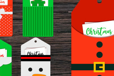 Σετ των 2 Intra απο ξύλο plywood 3mm-4mm πάχος Χριστουγεννιάτικο Δώρο με χάρτινη κομμένη δέσμη Δίασταση 15x15 cm INTRAFABR-86368047