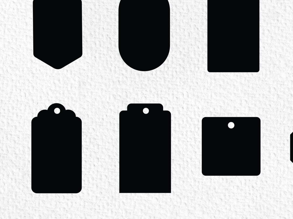 Intra απο ξύλο plywood 3mm-4mm πάχος Διάνυσμα δέσμης ετικέτας δώρου Χριστουγέννων Δίασταση 15x15 cm INTRAFABR-41671584