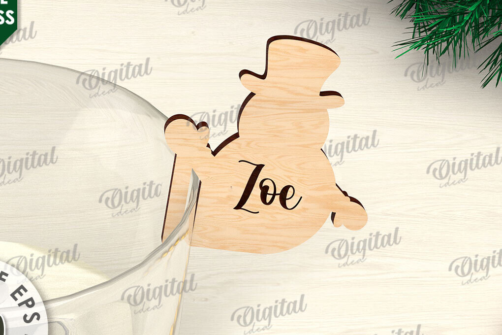 Σετ των 3 Intra απο ξύλο plywood 3mm-4mm πάχος Χριστουγεννιάτικη διακόσμηση γυαλιού με λέιζερ Δίασταση 15x15 cm INTRAFABR-109275408