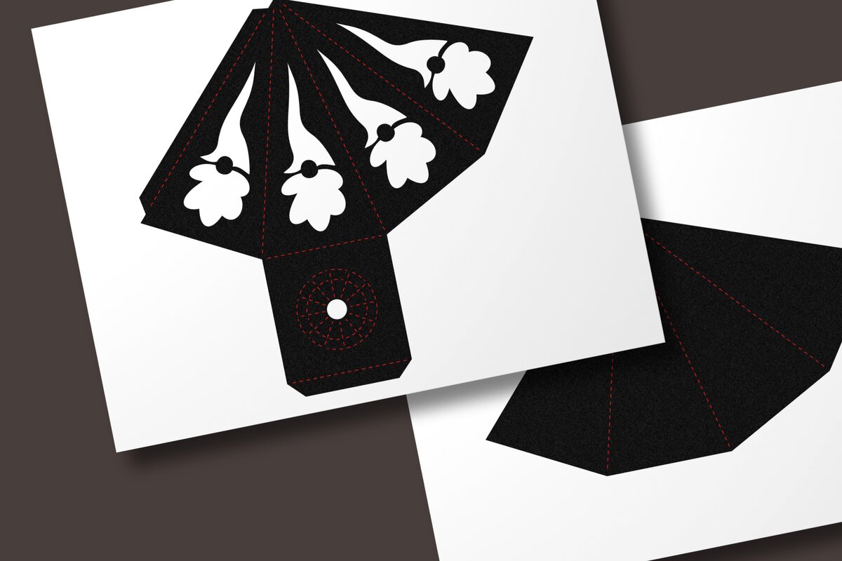 Σετ των 2 Intra απο ξύλο plywood 3mm-4mm πάχος Πρότυπο φαναριού κώνου χριστουγεννιάτικων καλικάντζαρων Δίασταση 15x15 cm INTRAFABR-41904232