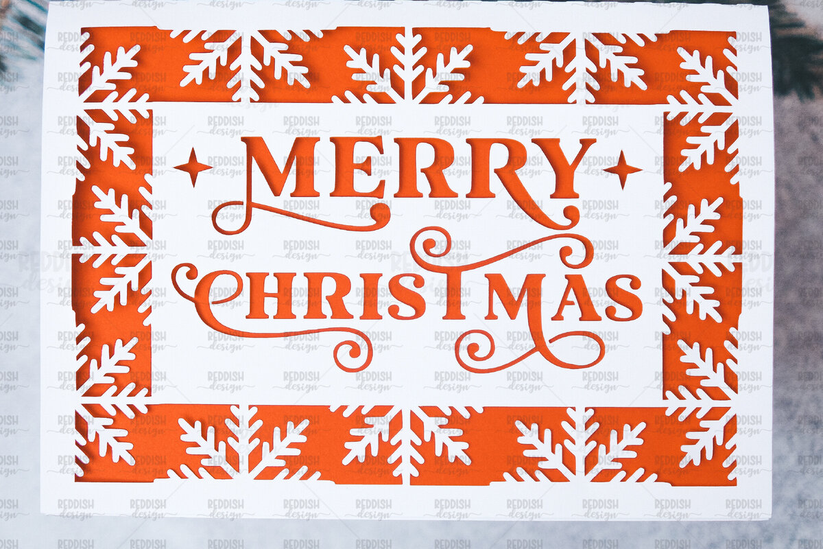 Σετ των 2 Intra απο ξύλο plywood 3mm-4mm πάχος Πρότυπο ευχετήριας κάρτας Χριστουγέννων Δίασταση 15x15 cm INTRAFABR-107961619