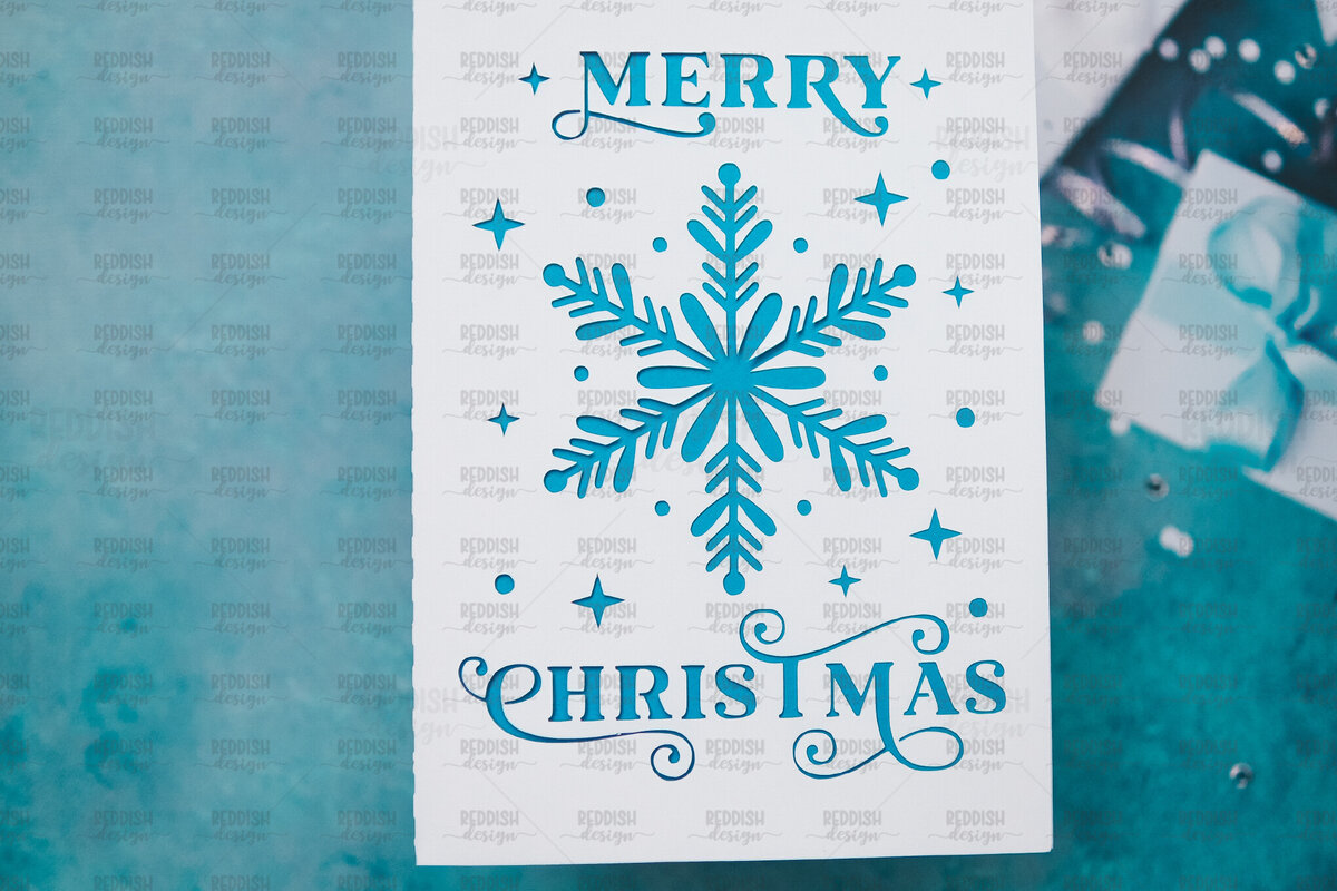 Σετ των 3 Intra απο ξύλο plywood 3mm-4mm πάχος Πρότυπο ευχετήριας κάρτας Χριστουγέννων Δίασταση 15x15 cm INTRAFABR-107962142