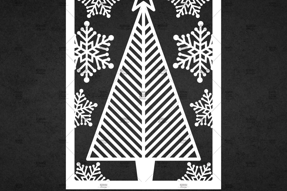 Σετ των 3 Intra απο ξύλο plywood 3mm-4mm πάχος Χριστουγεννιάτικη κάρτα με κομμένα ευχετήρια χαρτί Δίασταση 5x7 cm INTRAFABR-113449813