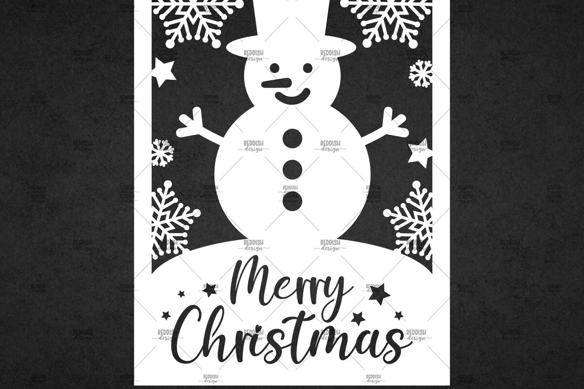 Σετ των 3 Intra απο ξύλο plywood 3mm-4mm πάχος Χριστουγεννιάτικη κάρτα με κομμένα ευχετήρια χαρτί Δίασταση 5x7 cm INTRAFABR-113449866