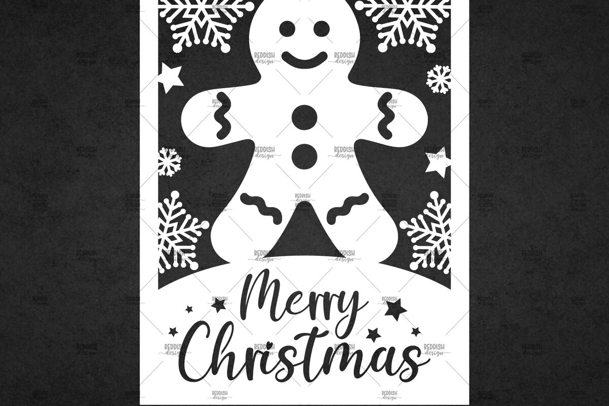 Σετ των 3 Intra απο ξύλο plywood 3mm-4mm πάχος Χριστουγεννιάτικη κάρτα με κομμένα ευχετήρια χαρτί Δίασταση 5x7 cm INTRAFABR-113449883