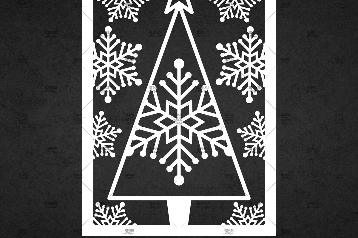 Σετ των 3 Intra απο ξύλο plywood 3mm-4mm πάχος Χριστουγεννιάτικη κάρτα με κομμένα ευχετήρια χαρτί Δίασταση 5x7 cm INTRAFABR-113449436