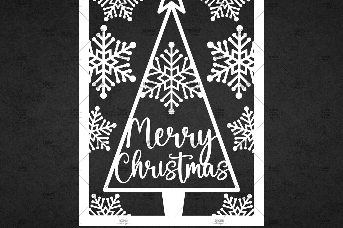 Σετ των 3 Intra απο ξύλο plywood 3mm-4mm πάχος Χριστουγεννιάτικη κάρτα με κομμένα ευχετήρια χαρτί Δίασταση 5x7 cm INTRAFABR-113449491