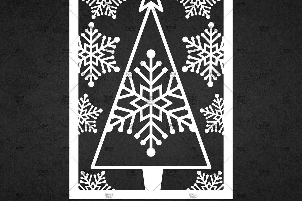 Σετ των 3 Intra απο ξύλο plywood 3mm-4mm πάχος Χριστουγεννιάτικη κάρτα με κομμένα ευχετήρια χαρτί Δίασταση 5x7 cm INTRAFABR-113449510