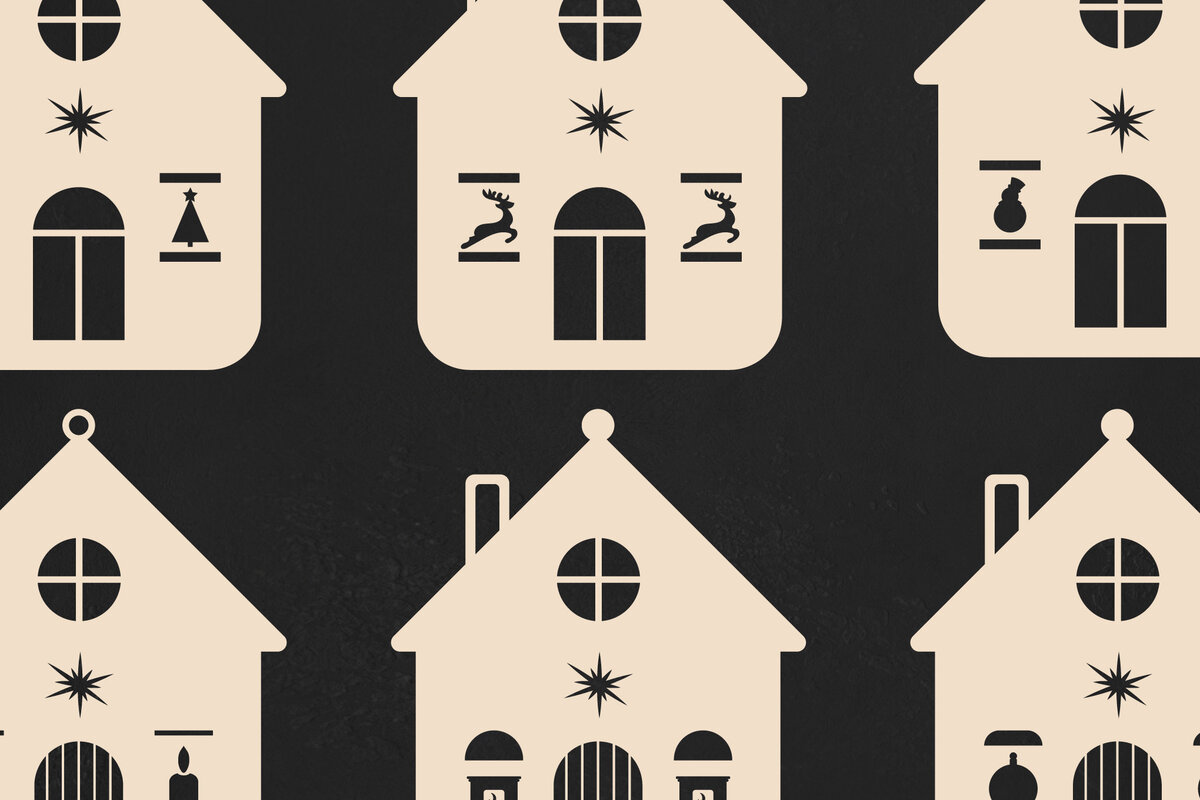 Σετ των 3 Intra απο ξύλο plywood 3mm-4mm πάχος Χριστουγεννιάτικο στολίδι για το σπίτι με Δίασταση 8x8 cm INTRAFABR-49538359