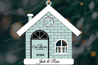 Σετ των 3 Intra απο ξύλο plywood 3mm-4mm πάχος Χριστουγεννιάτικο στολίδι για το σπίτι με λέιζερ Δίασταση 8x8 cm INTRAFABR-107965725