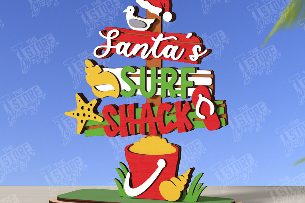 Σετ των 2 Intra απο ξύλο plywood 3mm-4mm πάχος Χριστούγεννα τον Ιούλιο κοπής με λέιζερ | CNC Δίασταση 15x15 cm INTRAFABR-122541035