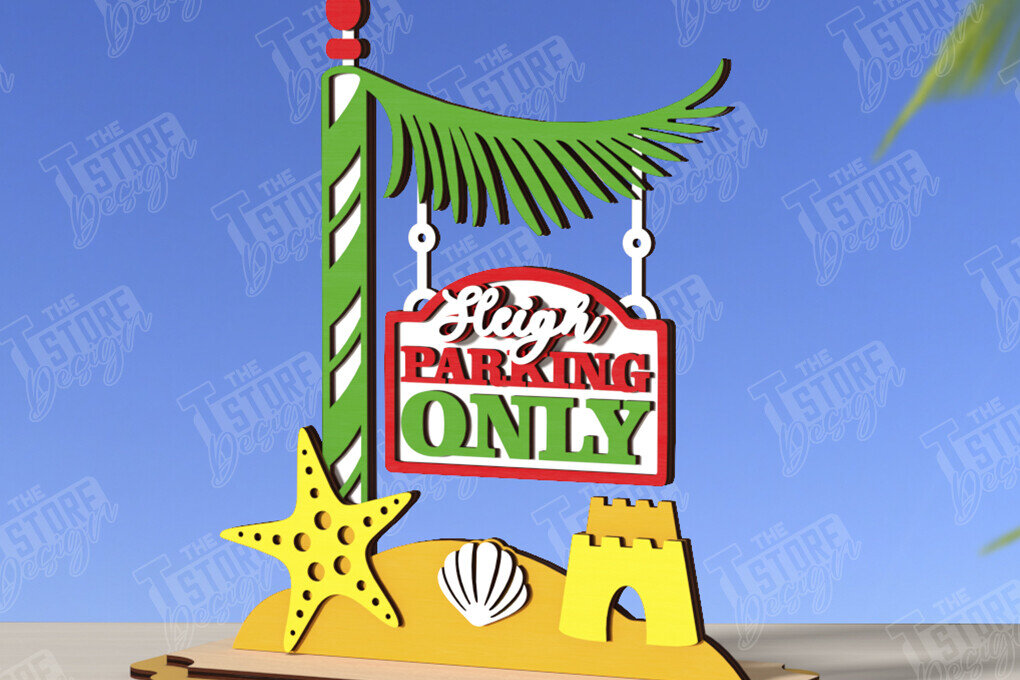 Σετ των 3 Intra απο ξύλο plywood 3mm-4mm πάχος Χριστούγεννα τον Ιούλιο κοπής με λέιζερ | CNC Δίασταση 15x15 cm INTRAFABR-122541040