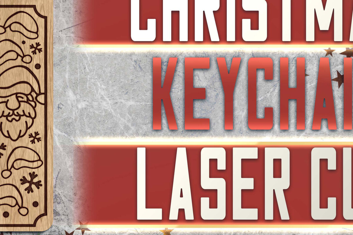 Σετ των 3 Intra απο ξύλο plywood 3mm-4mm πάχος Christmas Keychain | Χριστούγεννα Δίασταση 6x6 cm INTRAFABR-62988772