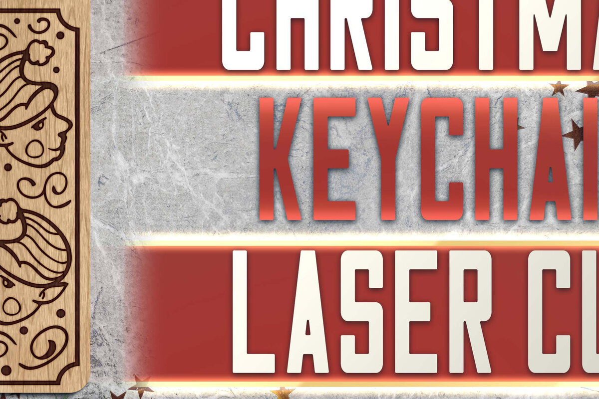 Σετ των 3 Intra απο ξύλο plywood 3mm-4mm πάχος Christmas Keychain | Χριστούγεννα Δίασταση 6x6 cm INTRAFABR-62988948