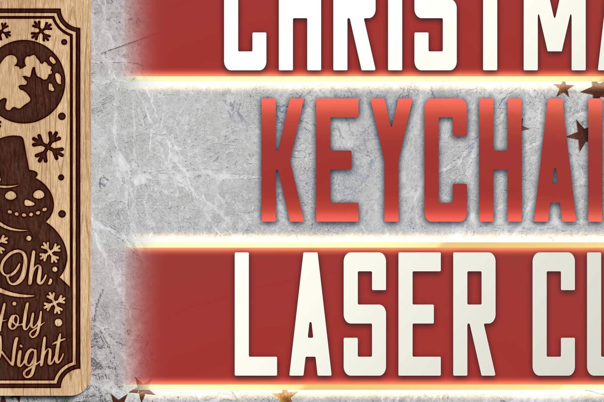 Σετ των 3 Intra απο ξύλο plywood 3mm-4mm πάχος Christmas Keychain | Χριστούγεννα Δίασταση 6x6 cm INTRAFABR-62989119