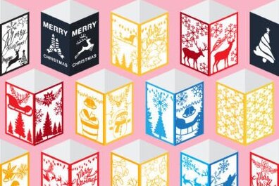 Σετ των 2 Intra απο ξύλο plywood 3mm-4mm πάχος αποκοπής προτύπου φαναριού Χριστουγέννων Δίασταση 15x15 cm INTRAFABR-35983516