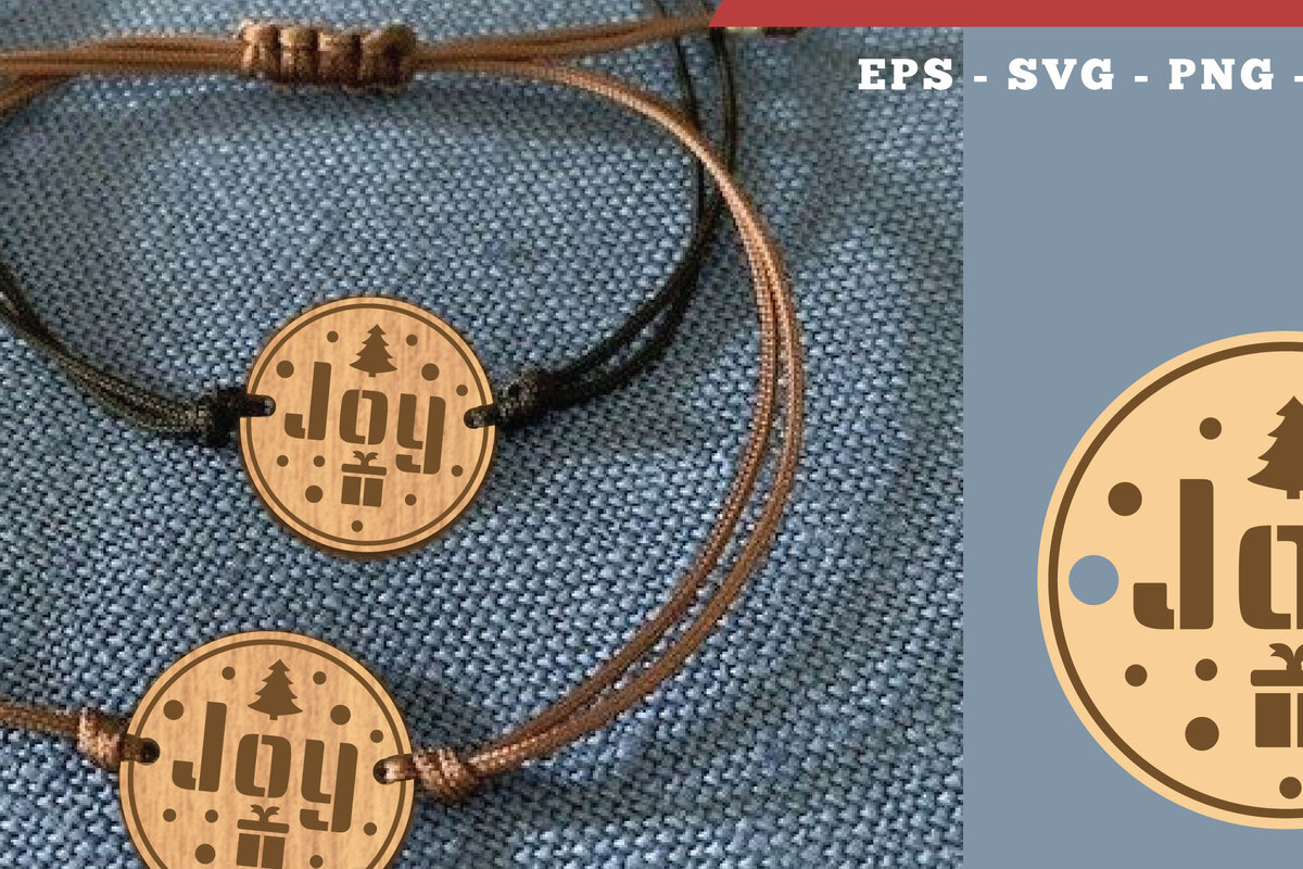 Σετ των 3 Intra απο ξύλο plywood 3mm-4mm πάχος Χριστουγεννιάτικο βραχιόλι κοπής με λέιζερ 1 Δίασταση 5x5 cm INTRAFABR-111697564