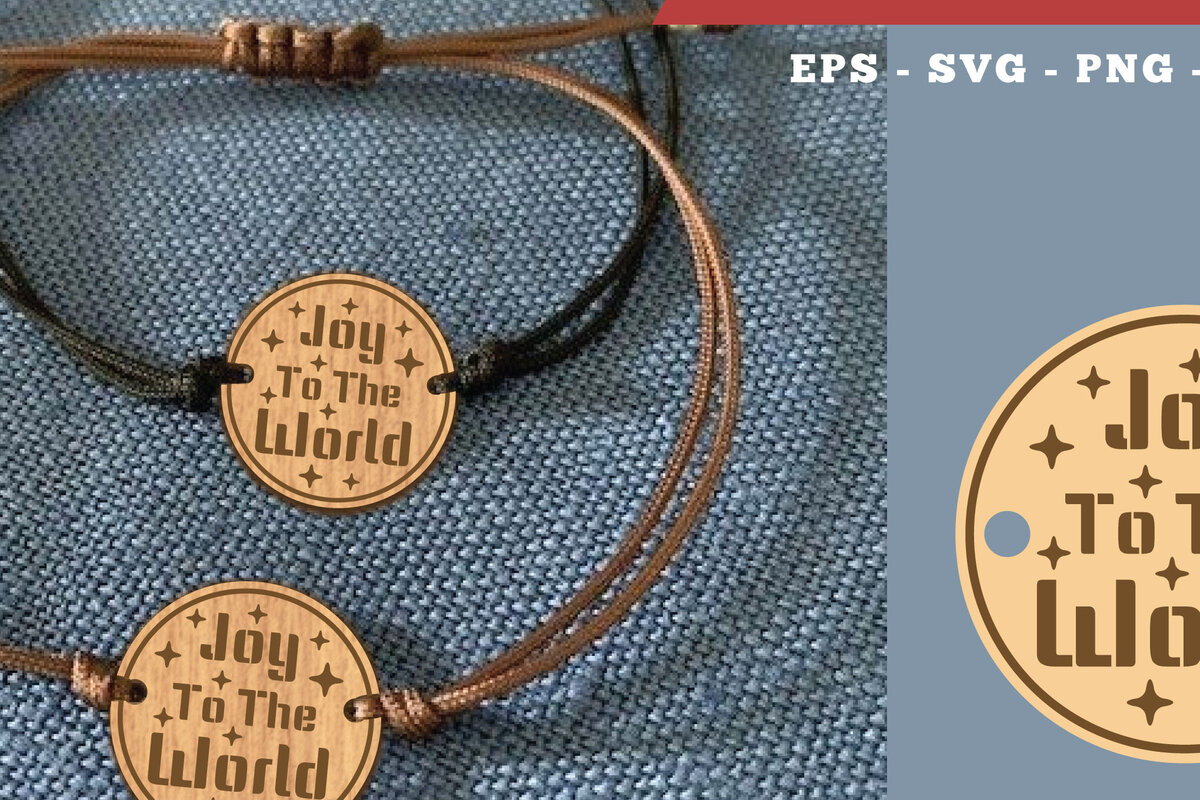 Σετ των 3 Intra απο ξύλο plywood 3mm-4mm πάχος Χριστουγεννιάτικο βραχιόλι κοπής με λέιζερ 10 Δίασταση 5x5 cm INTRAFABR-111697841