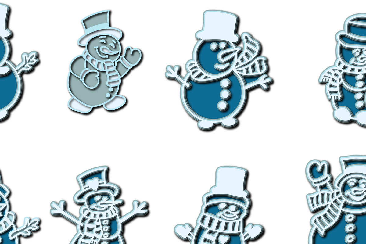 Σετ των 2 Intra απο ξύλο plywood 3mm-4mm πάχος Δέσμη αρχείων κομμένα στρώματος Χριστουγέννων Δίασταση 15x15 cm INTRAFABR-17623572