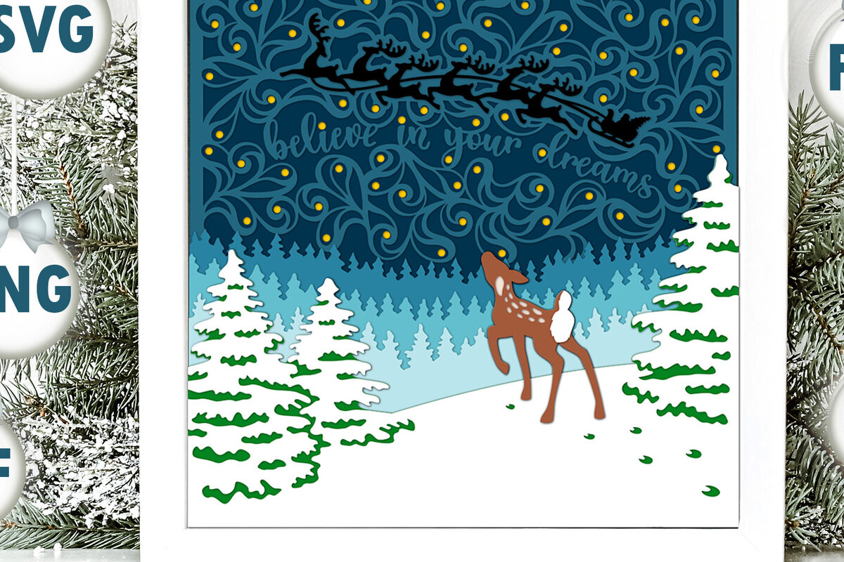 Σετ των 2 Intra απο ξύλο plywood 3mm-4mm πάχος Χριστουγεννιάτικα κομμένα Mandala Δίασταση 11x11 cm INTRAFABR-80446254