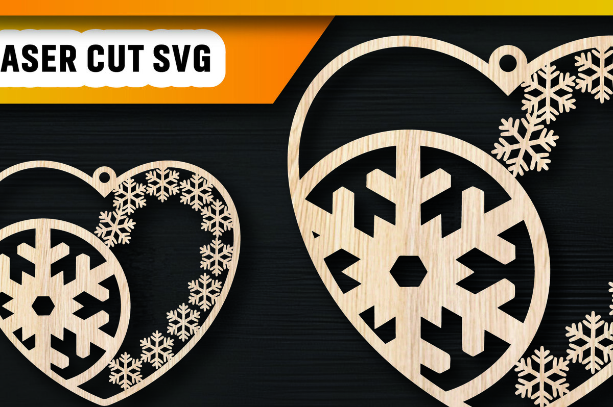 Σετ των 3 Intra απο ξύλο plywood 3mm-4mm πάχος Χριστουγεννιάτικα στολίδια αγάπης με λέιζερ Δίασταση 8x8 cm INTRAFABR-105860649