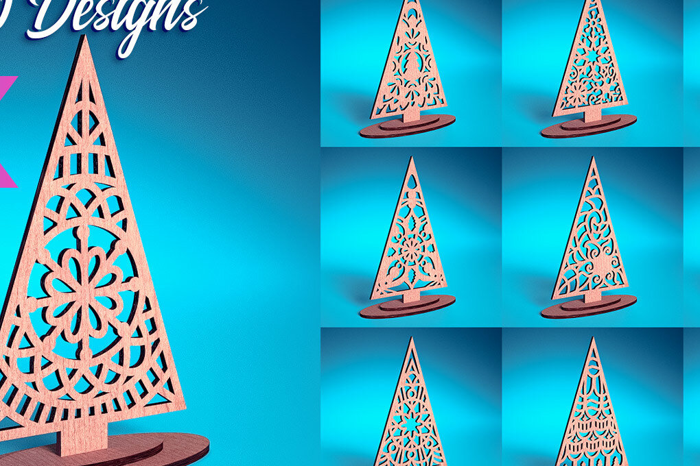 Σετ των 2 Intra απο ξύλο plywood 3mm-4mm πάχος Χριστουγεννιάτικο Στολίδι Μάνταλα με Δίασταση 30x30 cm INTRAFABR-72247341