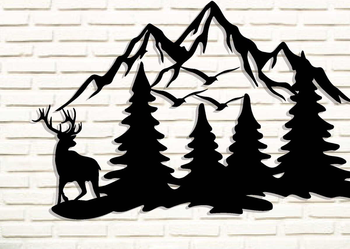 Intra απο ξύλο plywood 3mm-4mm πάχος Χριστουγεννιάτικα κοπής με λέιζερ μεταλλικών τοίχων Δίασταση 40x40 cm INTRAFABR-84385137