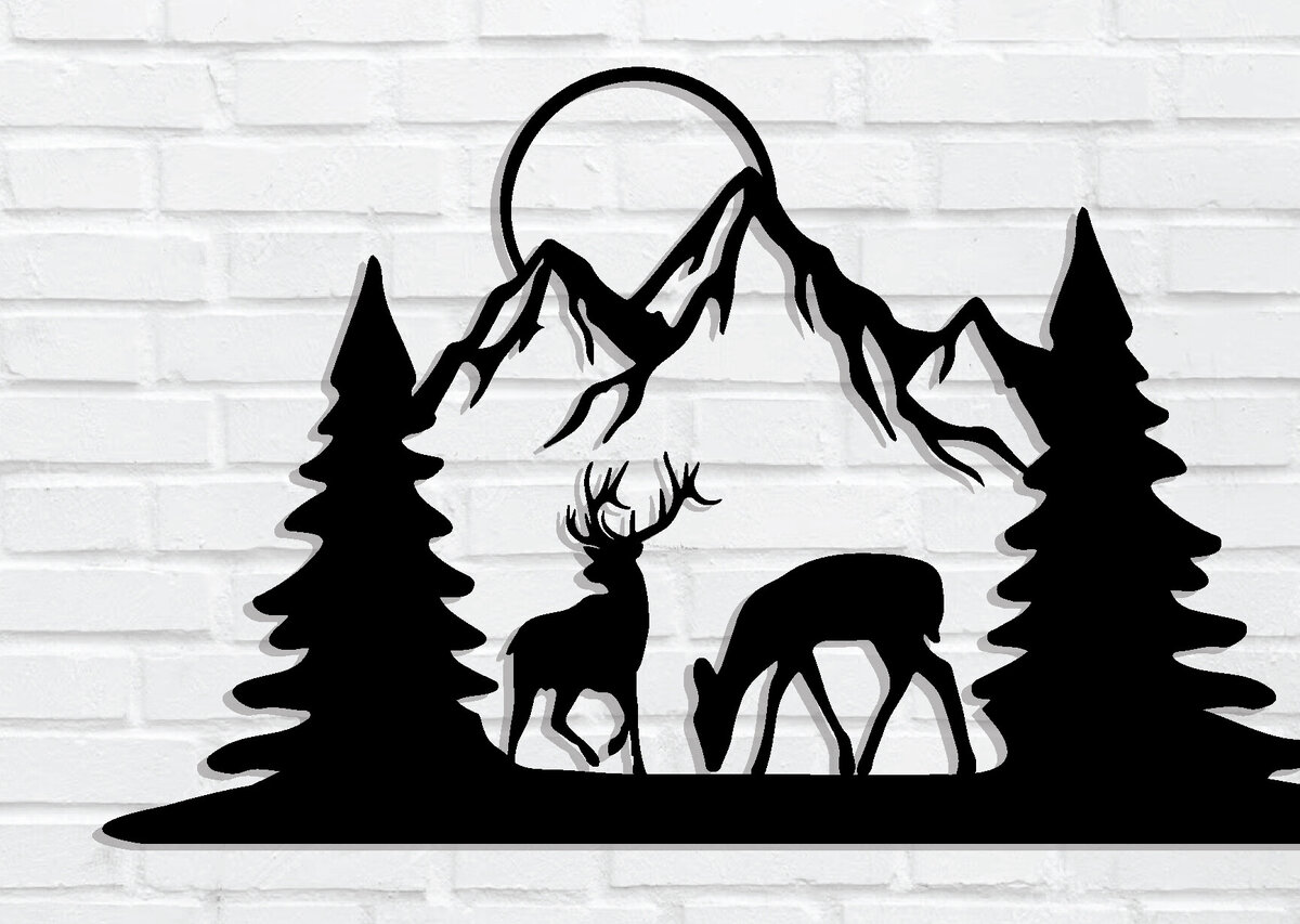 Intra απο ξύλο plywood 3mm-4mm πάχος Χριστουγεννιάτικα κοπής με λέιζερ μεταλλικών τοίχων Δίασταση 40x40 cm INTRAFABR-85275824