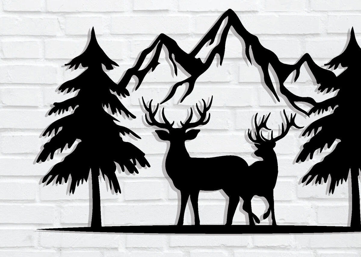 Intra απο ξύλο plywood 3mm-4mm πάχος Χριστουγεννιάτικα κοπής με λέιζερ μεταλλικών τοίχων Δίασταση 40x40 cm INTRAFABR-85276014