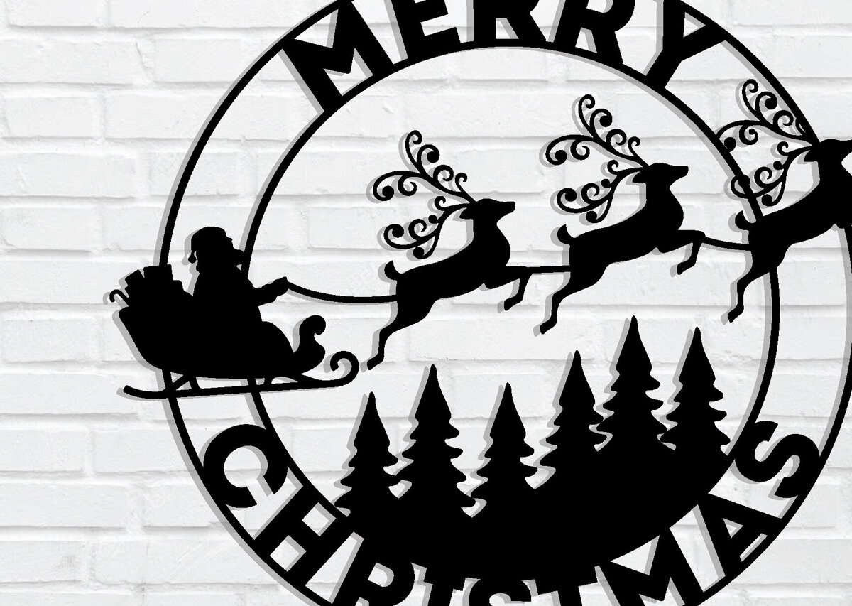 Intra απο ξύλο plywood 3mm-4mm πάχος Χριστουγεννιάτικα κοπής με λέιζερ μεταλλικών τοίχων Δίασταση 40x40 cm INTRAFABR-85276179