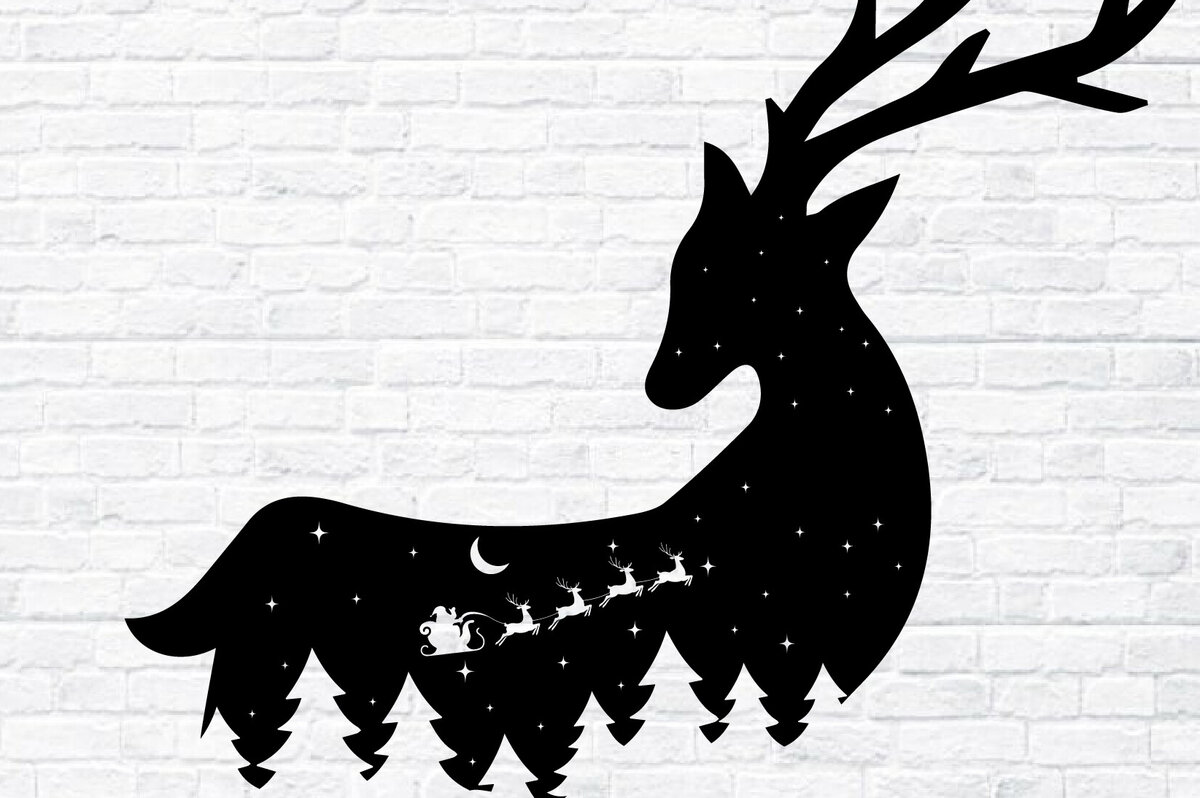 Intra απο ξύλο plywood 3mm-4mm πάχος Χριστουγεννιάτικα κοπής με λέιζερ μεταλλικών τοίχων Δίασταση 40x40 cm INTRAFABR-85899957