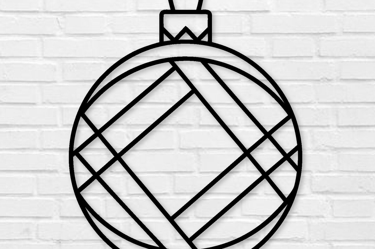 Intra απο ξύλο plywood 3mm-4mm πάχος Χριστουγεννιάτικα κοπής με λέιζερ μεταλλικών τοίχων Δίασταση 40x40 cm INTRAFABR-100561647