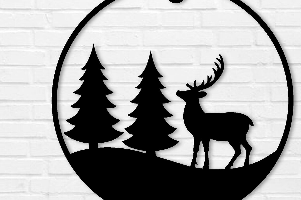 Intra απο ξύλο plywood 3mm-4mm πάχος Χριστουγεννιάτικα κοπής με λέιζερ μεταλλικών τοίχων Δίασταση 40x40 cm INTRAFABR-101381292